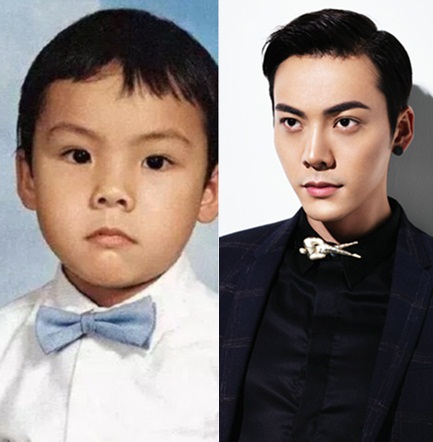 3,钟汉良但是长大后真的有帅到我~吴亦凡小时候只能说中规中矩的,也没