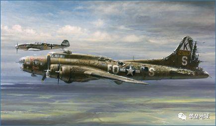 二战空战史最温情绅士的一幕:德国战斗机为受伤美军轰炸机护航!