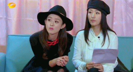 当红女明星赵丽颖动态表情包gif图片呆萌甜