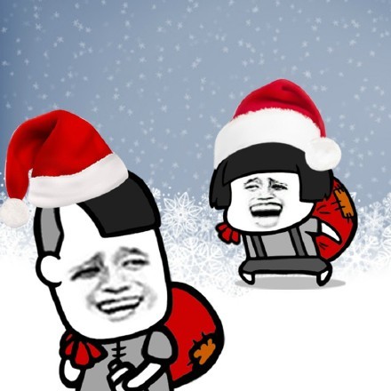 金馆长蘑菇头装逼表情(圣诞节)|蘑菇头|表情|馆长_新浪新闻