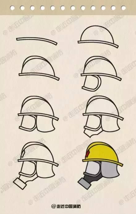 队长一笔一划画消防,学了画画又长技能!