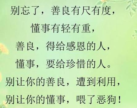 别让善良,喂了狗「绝句」