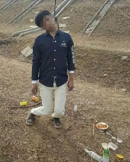 保定一小伙在高速口处上吊身亡!