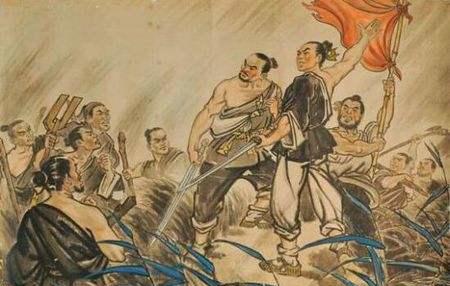 古代历史上著名农民起义的口号,最后两个都差不多