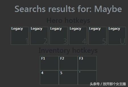 Dota2著名职业选手快捷键设置分享 你与哪位传