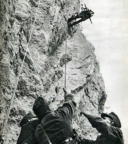 老照片看看二战德国精锐部队——山地步兵师