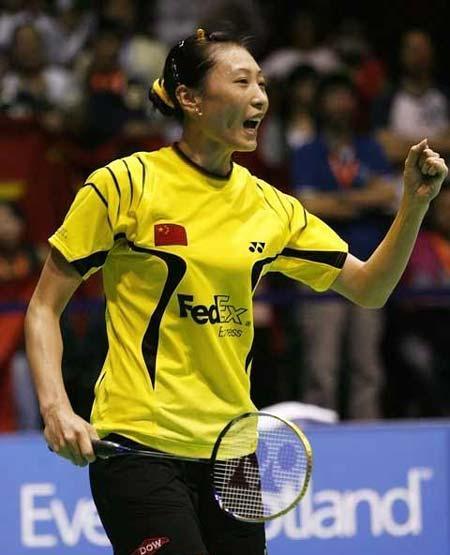 赢得就是一口气,两届奥运会成功卫冕羽毛球女单冠军张宁