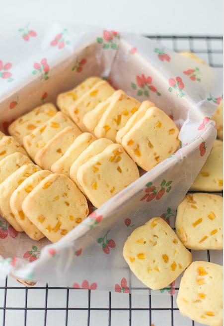 颜容数值与美味程度并存的芒果曲奇饼干,大厨免费提供教程!