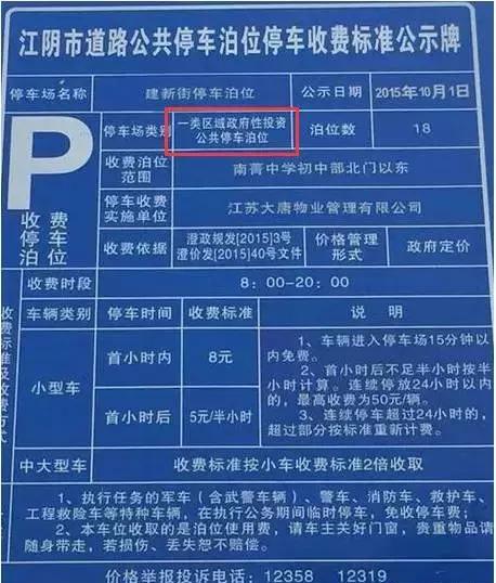重磅!元旦起,江阴城区停车收费标准将有大变化