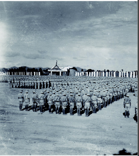 在印度兰姆伽的中国兵,勤加训练锋芒露