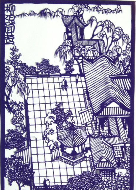 神奇的剪纸艺术将山水风景剪出国画的写意和神韵