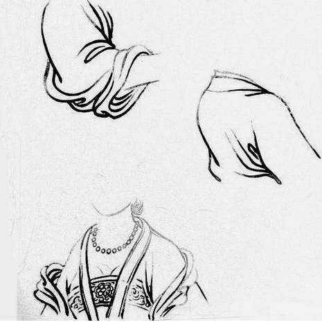 【橛头钉描】其运笔刚劲有致,质朴简率,秃苍老硬,强调骨力的表现,犹如