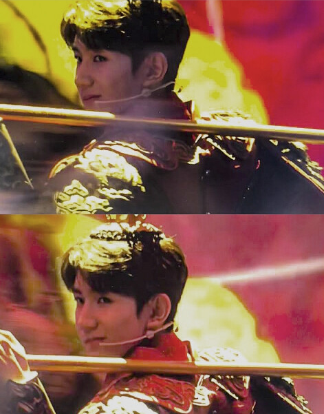 手持金箍棒 身披金甲圣衣 王源化身美猴王 回眸一笑惊艳全场