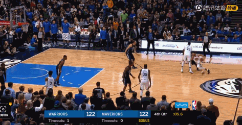 gif-库里闲庭信步三分绝杀