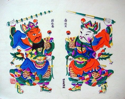 九张门神图片,你最多见过三张!最后一个,你肯定没见过|门神|英文|图片_新浪新闻