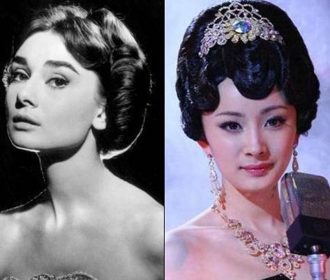 模仿赫本的女星:赵丽颖杨幂被笑太丑!只有她像极了赫本