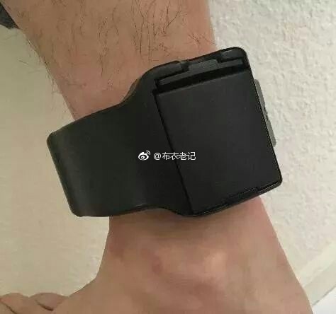 纪许光被美国联邦移民及海关执法局戴上脚踝跟