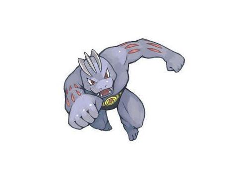 精灵宝可梦图鉴067靠腰带来控制力量的兄贵宝可梦豪力