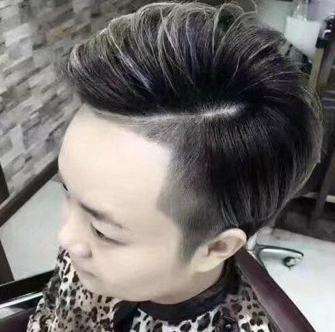 男士最时尚最流行的一道杠发型大全