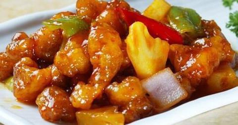 糖醋菠萝鸡块