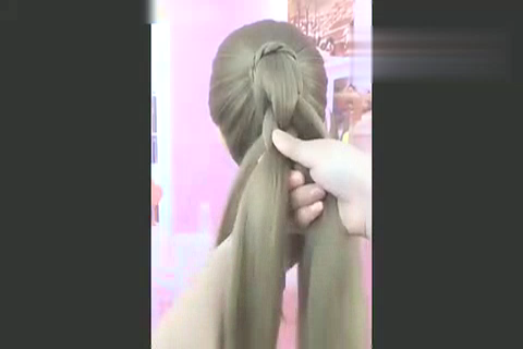 还没学会四股圆编编发的妹子看过来,手把手教