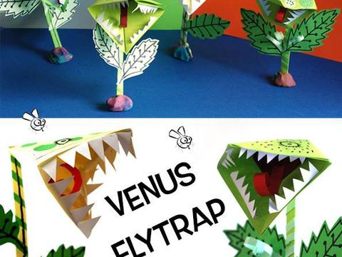 超级大嘴花-手工折纸教程