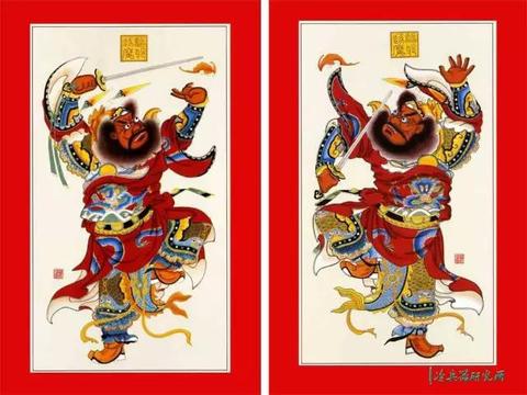 门神变迁史:过年贴门神的历史原来这么长?|门神|尉迟恭|秦琼|武将|门户_新浪新闻