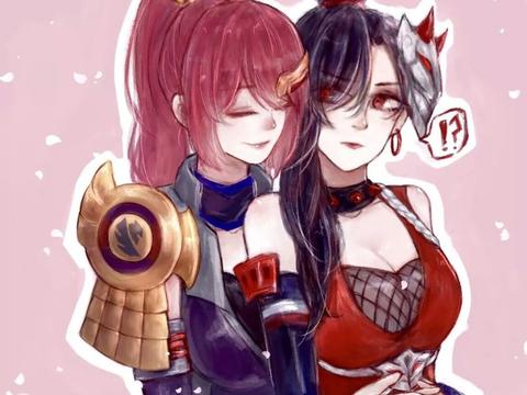 王者荣耀花木兰和阿珂的pocky木兰一脸呆滞的问怎么会这样