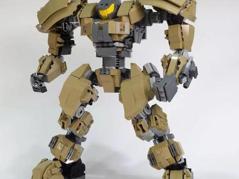 lego 乐高moc巨作 环太平洋积木moc机甲第二弹!bracer
