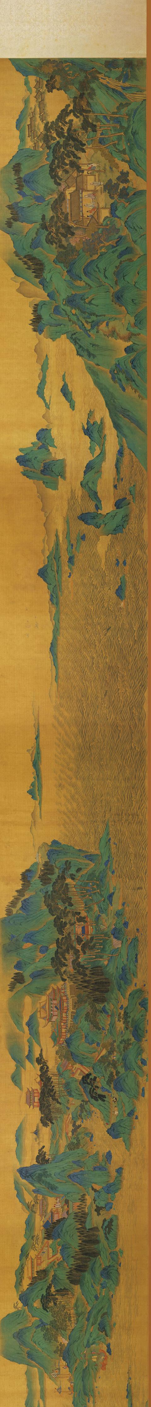 仇英《上林图卷》长卷赏析|仇英|上林赋|汉武帝_新浪新闻