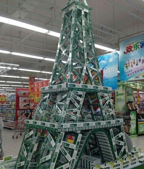 自古高手出民间,看看超市大妈们的神作吧