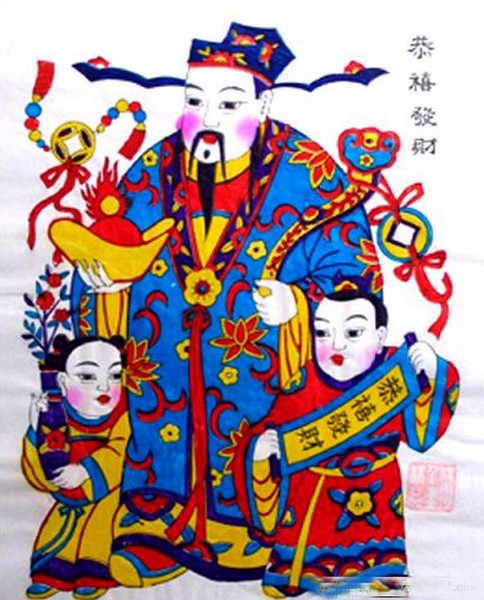山东潍县杨家埠年画:乡土气息浓郁,风格淳朴鲜明