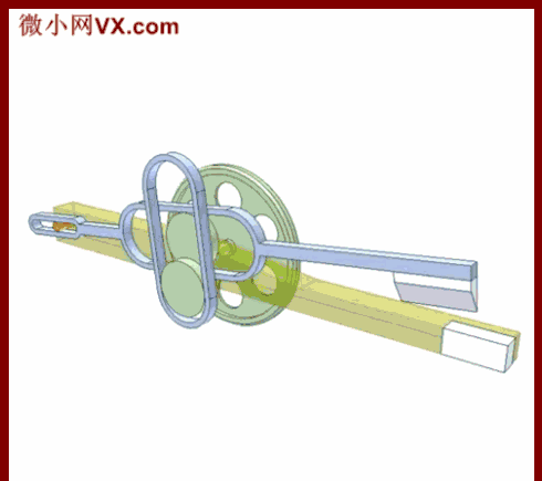 40个经典机械结构动图赏析,明白了很多机械原理|机械|工件|滑块_新浪