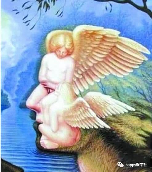 眼力测试:你能看到几张人脸?