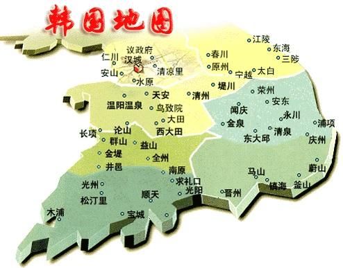 这张地图告诉你,韩国对中国是什么都剽窃!|光州|荣州|韩国_新浪新闻