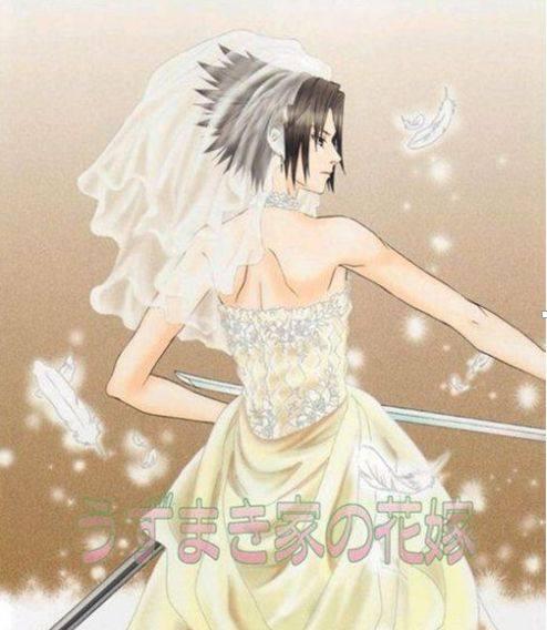 动漫男神穿婚纱的样子真的很美,我一个女生看了都想娶回家