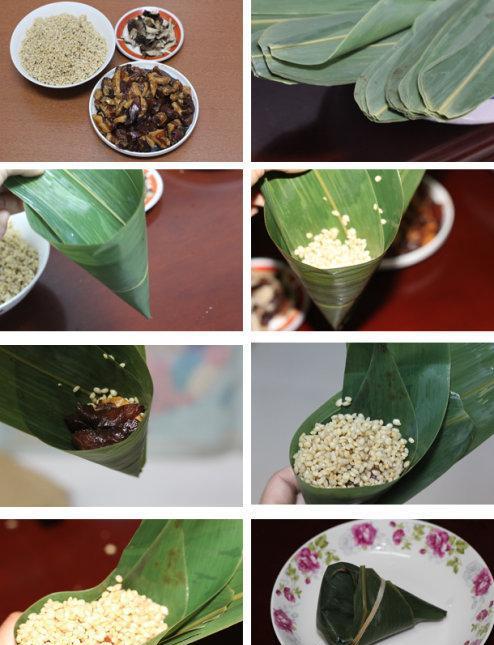 四种美味家常粽子的超详细做法,内配图解