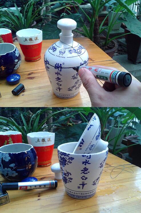 花盆|酒瓶|空酒瓶_新浪新闻