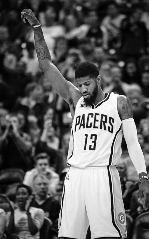 nba雷霆队乔治赛后接受采访,说自己感到很难过!