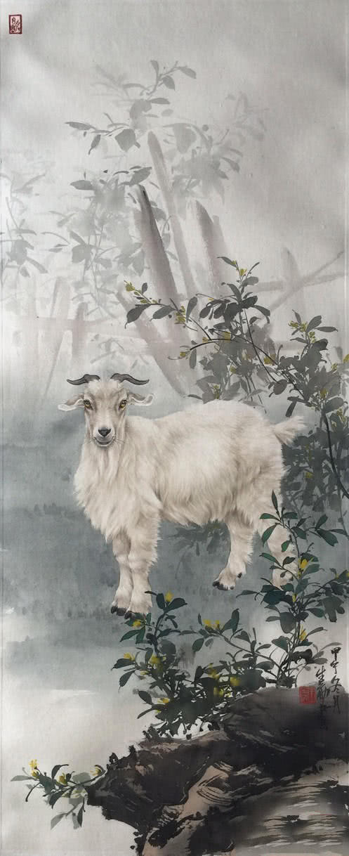 工笔走兽画家王申勇作品!__财经头条