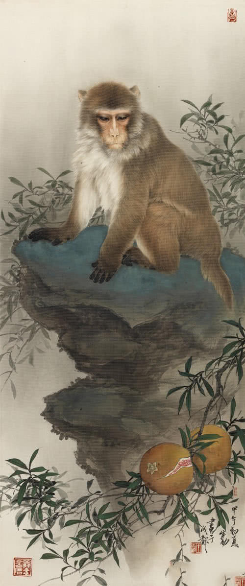 工笔走兽画家王申勇作品!__财经头条