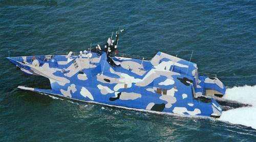 两栖战利器:中国022型导弹艇