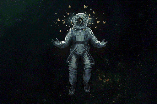 科幻小说家们编造出越来越富有想象力的星际旅行故事,太空艺术作为一