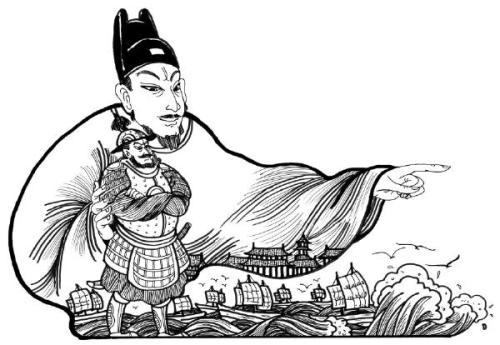 历史上的第一次收复台湾是谁?!