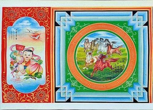 山西非遗文化,炕围画这次要火,没见过的进来认认