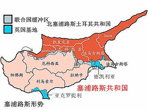 另外岛上人口最多的城市尼科西亚市(该国首都,人口约36万)在1974年