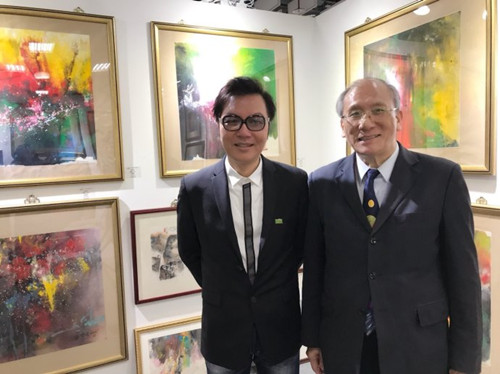 艺术博士陈欢撰文高度赞赏艺术家蔡丰名教授中西绘画作品