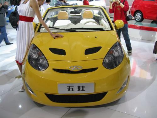 五万元买奇瑞敞篷,采用1.3l自然吸气发动机,外形酷似qq