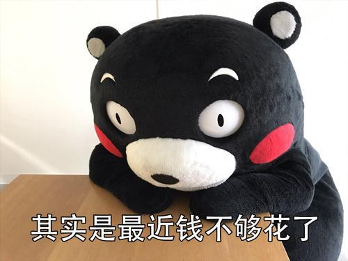 穷人的苦!熊本熊斗图表情包搞笑图片