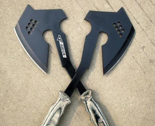 大砍刀这种刀作为最典型的传统冷兵器之一,为中国所独有,特点是刀身前